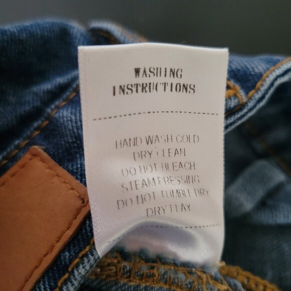 M. BECHIC denim Boutique Button-Down Maxi Denim Jean Skirt Women’s M, Like New - Picture 6 of 9